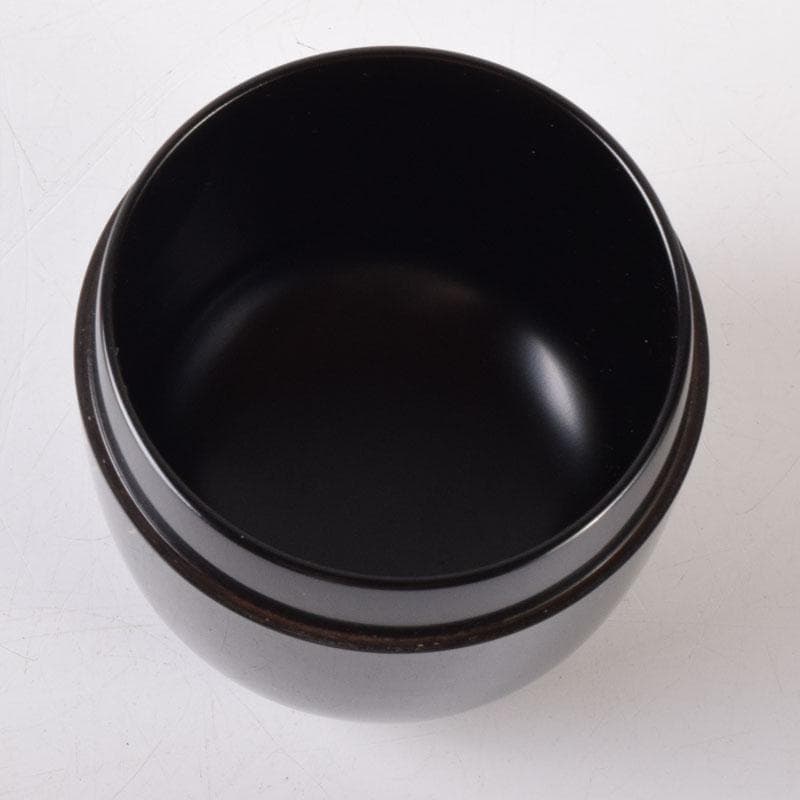 茶道具　輪島塗　小池敏夫（静峯）作　螺鈿装飾　草文　棗　共箱　V　8274