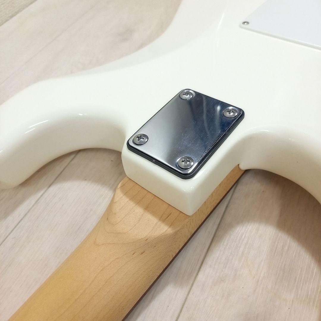 美品◎PLAYTECH ストラトキャスター ホワイト 白 セット1付属