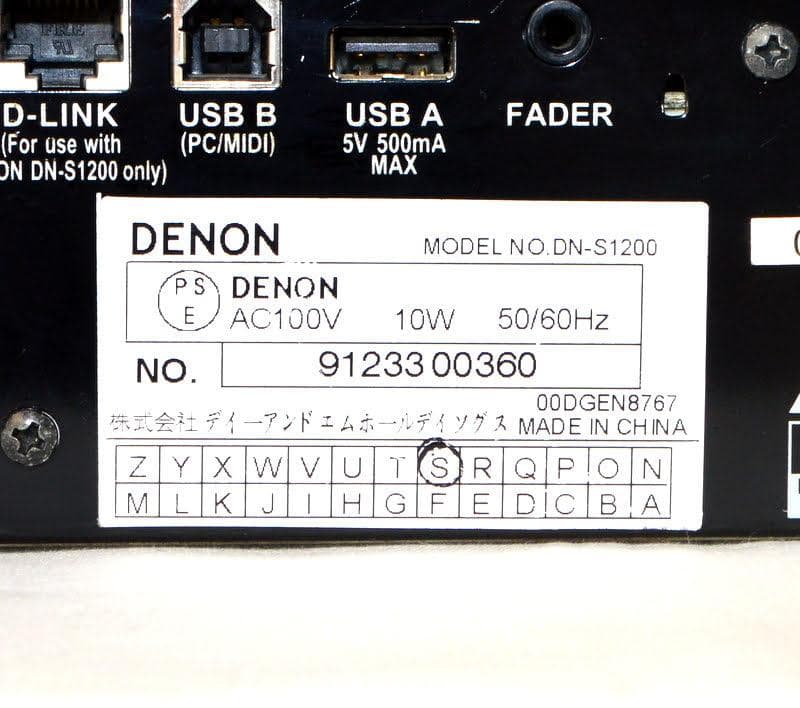 DENON デノン DJ CDプレーヤー DN-S1200