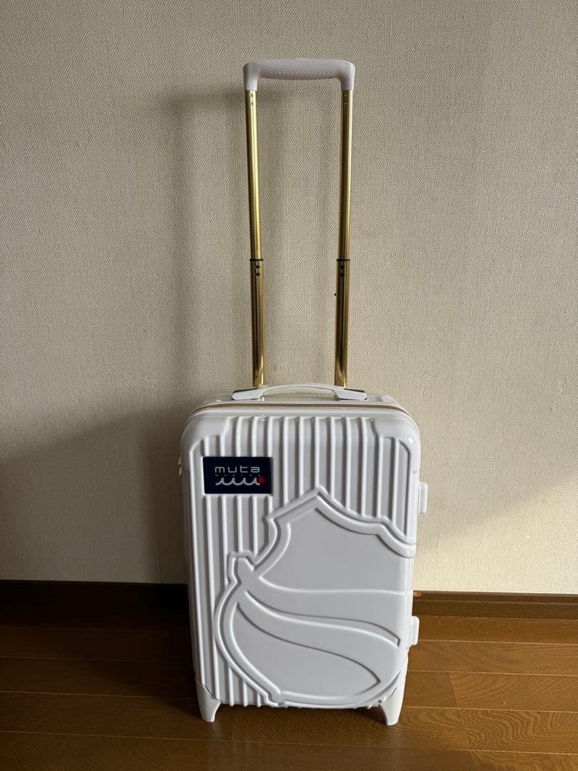 muta ムータ スーツケース キャリーケース ホワイト 32L 機内持込サイズ