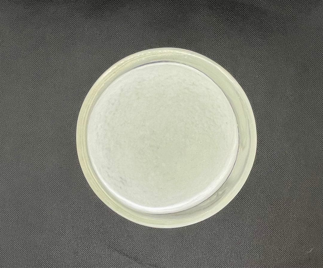 日展理事 岩田久利 ガラス 花瓶 「金彩白綱壺」共箱付き