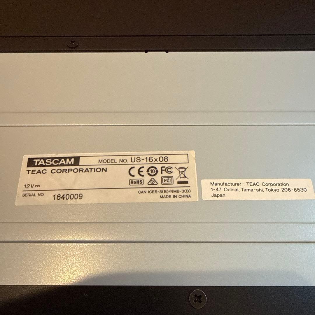 TASCAM US-16x08 USBオーディオインターフェース　8チャンネル