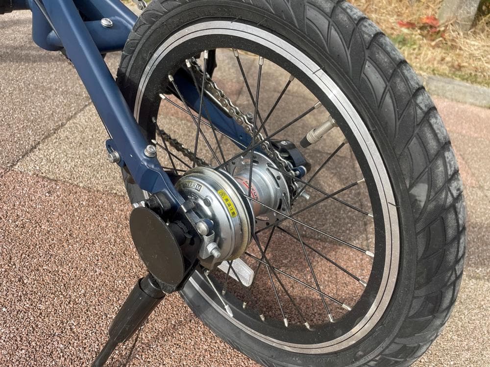 【無印良品】MUJI 16インチ 折りたたみ自転車【ネイビー】