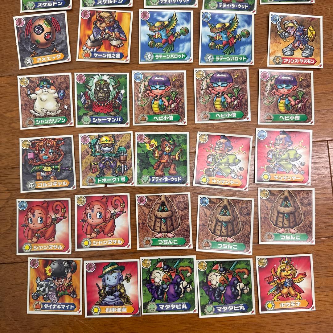 仰天人間バトシーラー　シール　まとめ売り　平成　レア