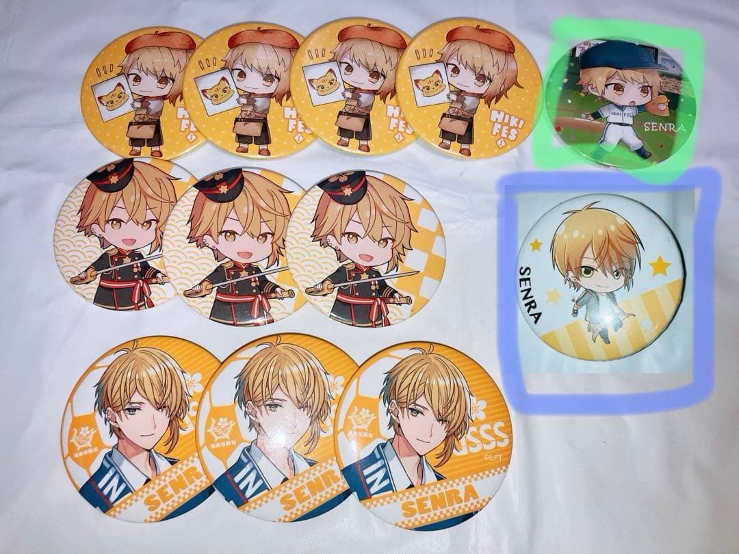 センラ 缶バッジ 春ツ 夏ツ ハロパ ひきフェス センワン 等身 実写