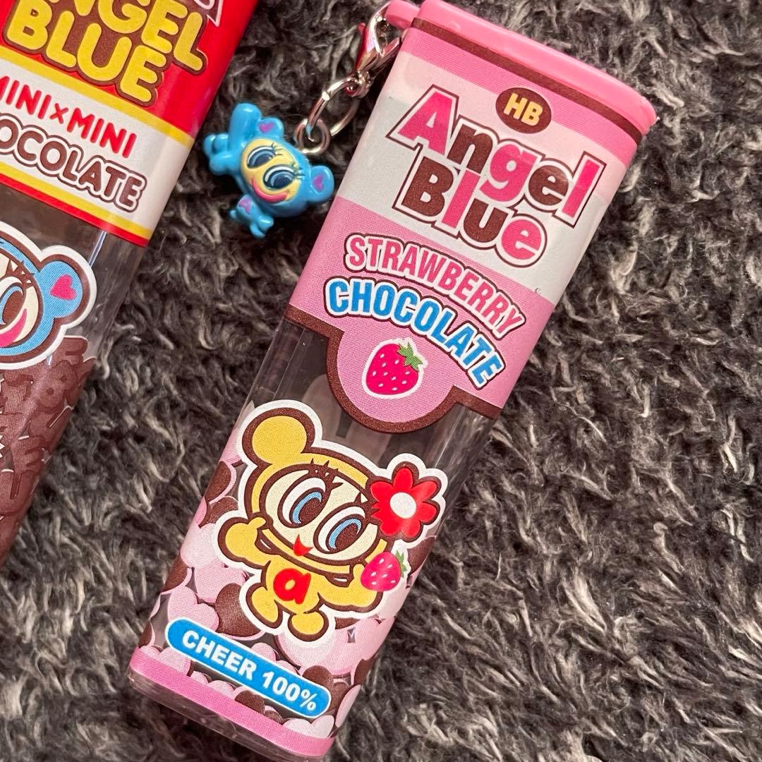 激レア！エンジェルブルー☆チョコベビー風シャー芯ケースセット