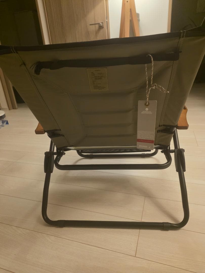 AS2OV ハイバックローバーチェア カーキ　【クッション・カバー付き】難あり