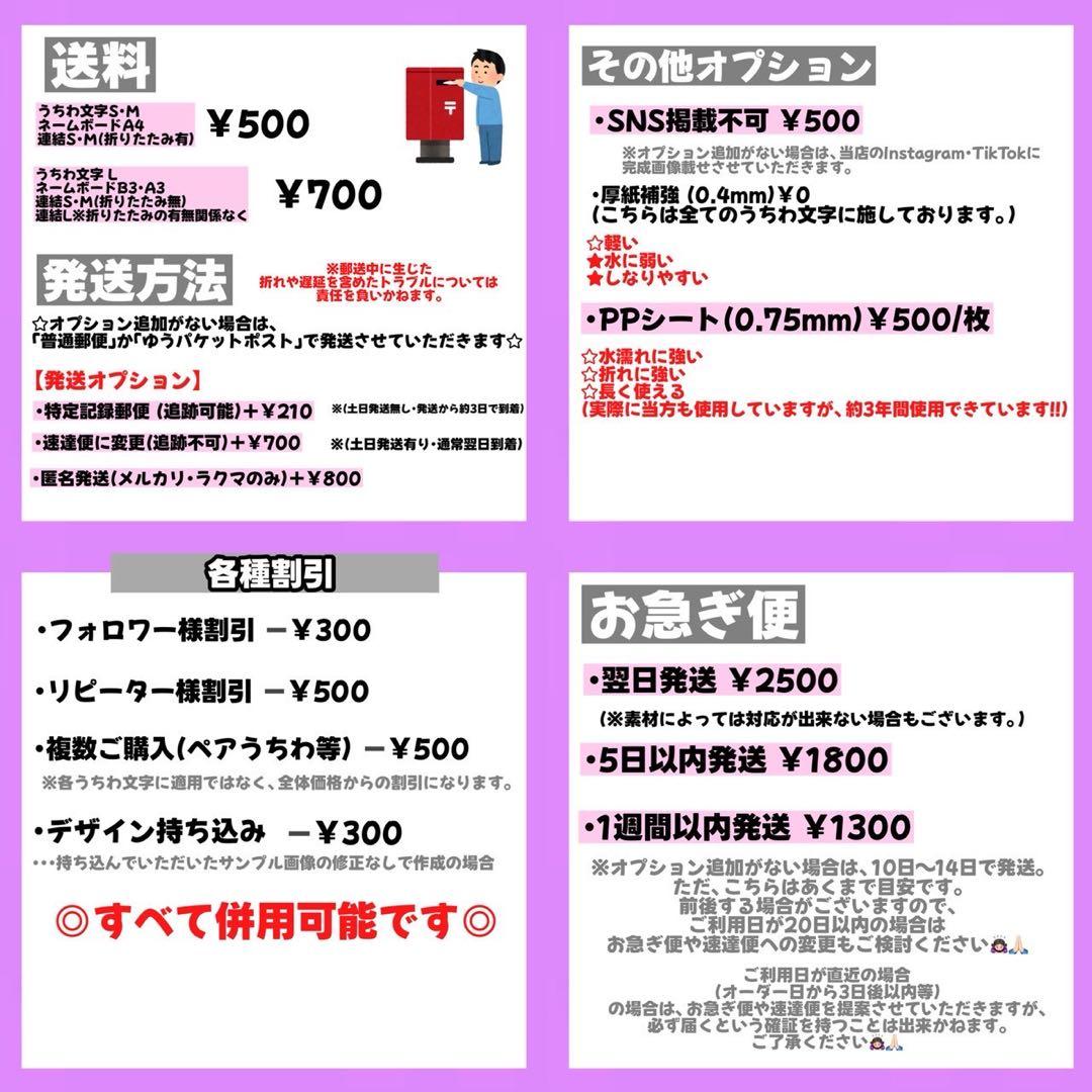 うちわ文字 文字パネル