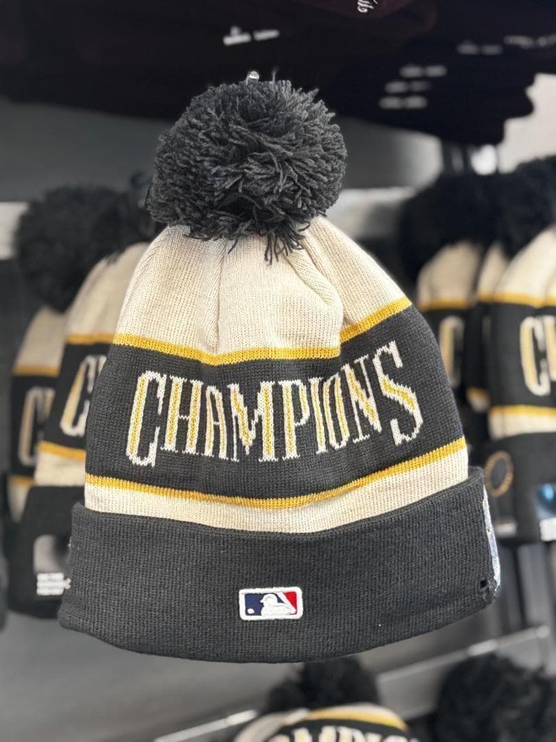 ドジャース 2025年 ワールドチャンピオン記念 ニット帽 パレード着用モデル