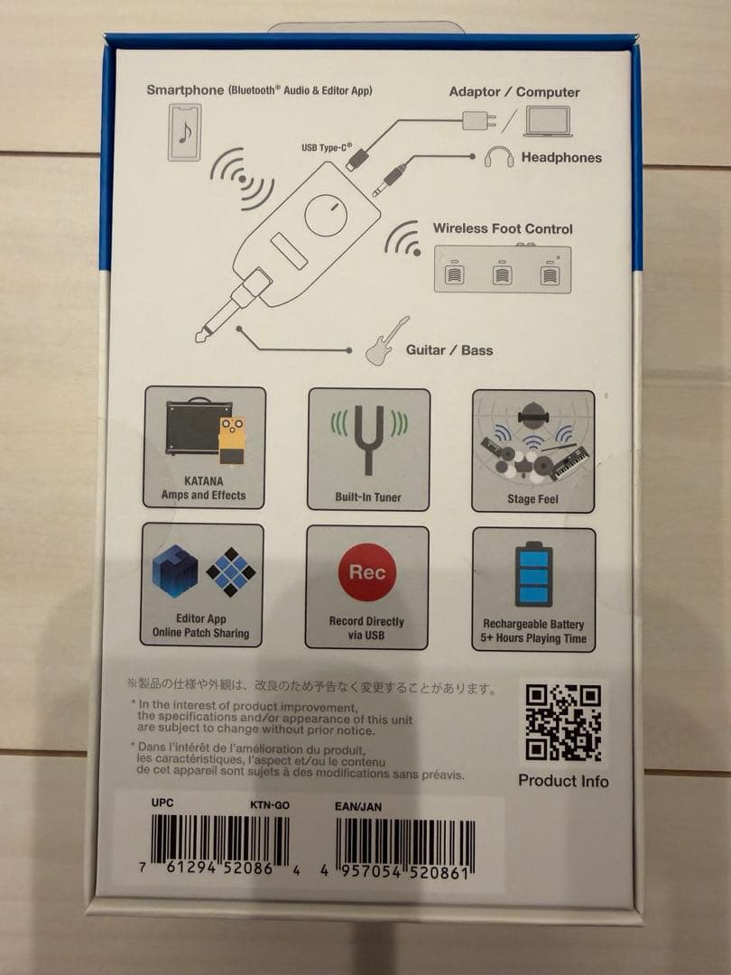 【新品未開封】BOSS KATANA:GO【初期型】