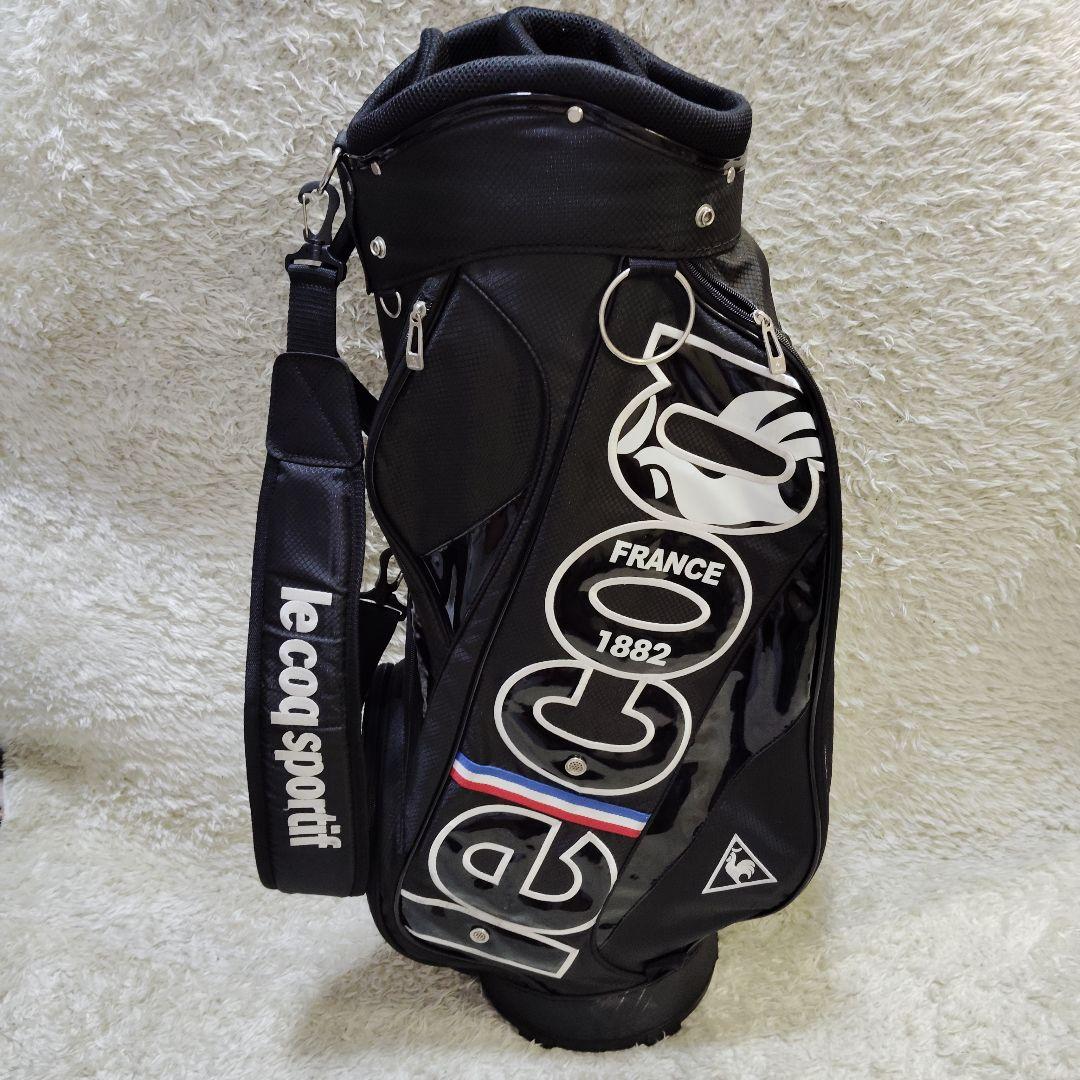 【良品】ルコックスポルティフ キャディバッグ ゴルフバッグ カバー付 5分割