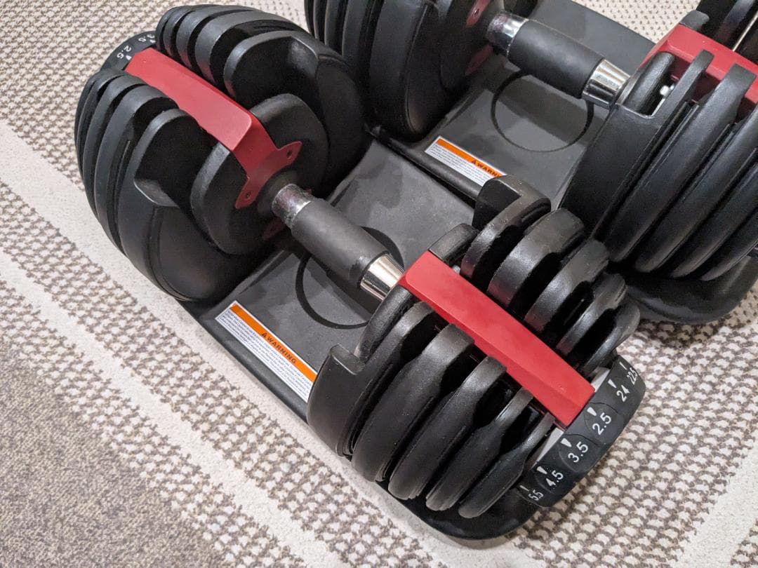 ダンベル 可変式②2.5kg-24kg 1個