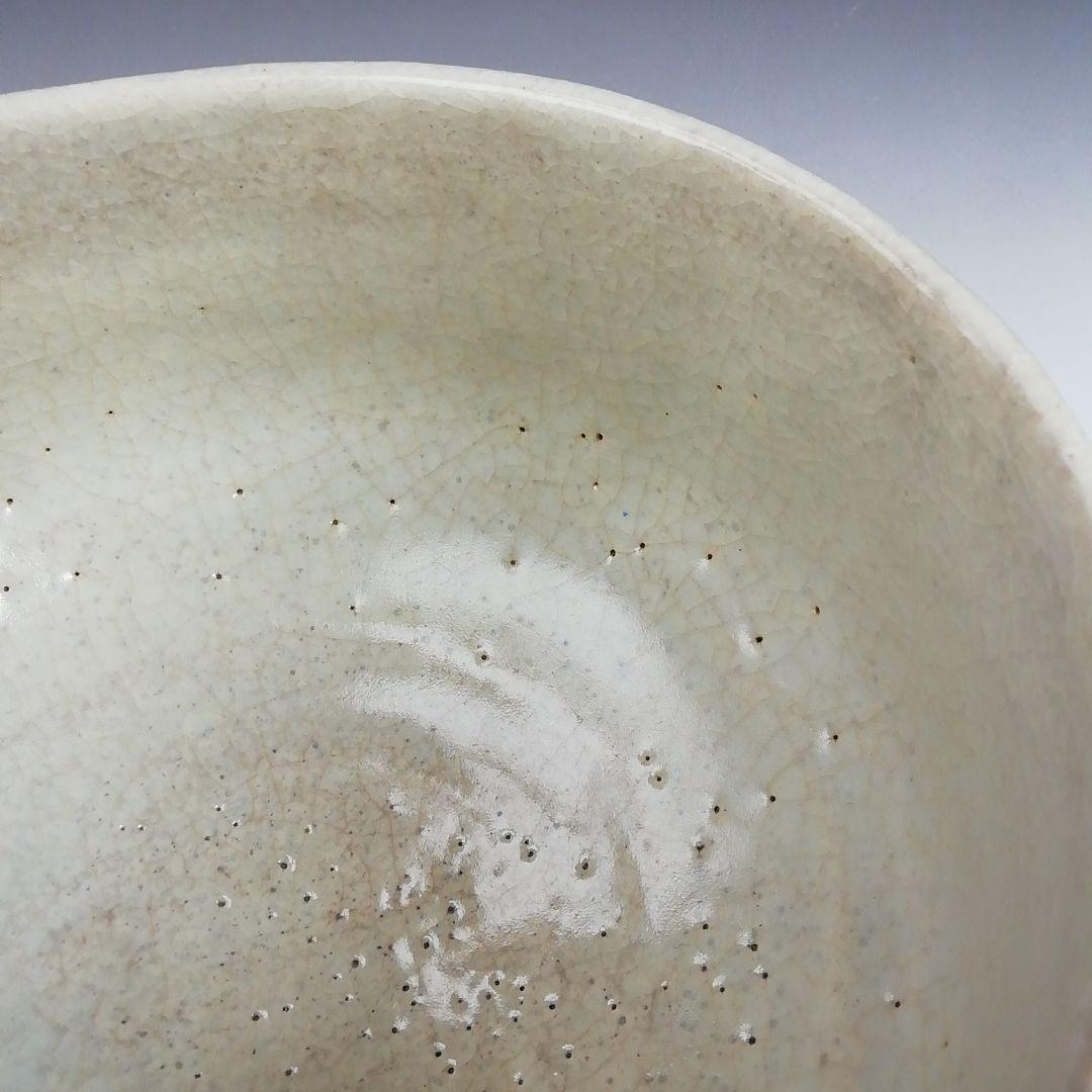 Ｓ９６１　茶碗　『粉引　山桜図』『竹桂 造』　共箱　抹茶碗　茶道具