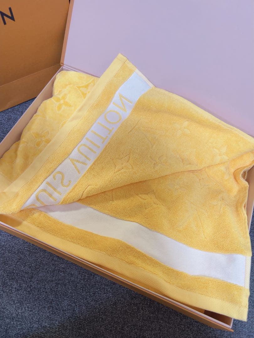 ★新品未使用 ヴィトン ビーチタオル LV バケーション ラージ バスタオル
