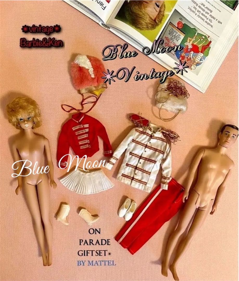 ♛Vintage◈ Barbie&Ken ♢♦OnParade!◈稀少♦♢レア