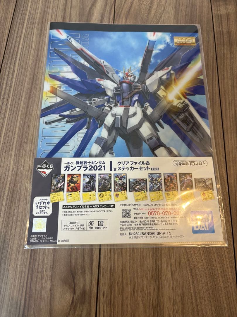 ガンダムビジュアルボード　クリアファイル