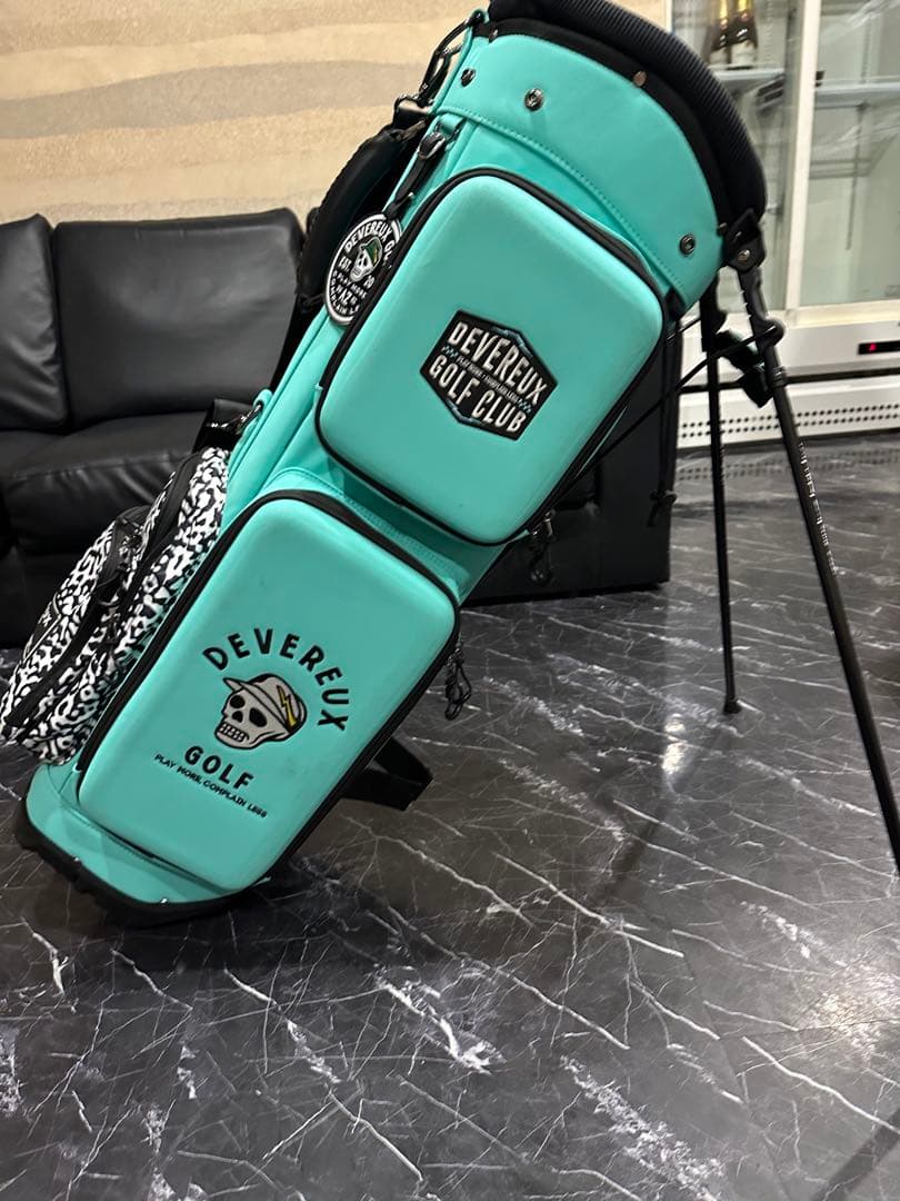 DEVEREUX GOLF ターコイズ ゴルフバッグ　キャディバッグ