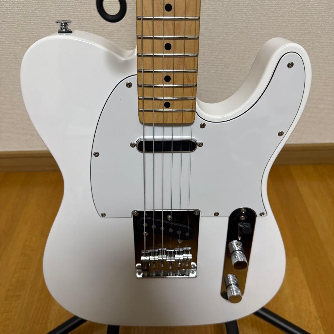 ねこスクワイヤーテレキャスター　ホワイト