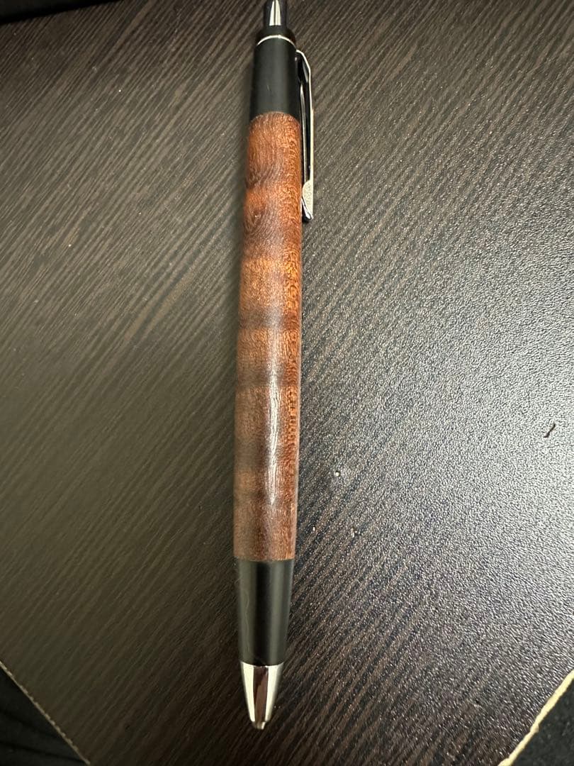 野原工芸 本店限定樹種 本花梨虎杢 極上杢 0.5mm 新型シャープペンシル