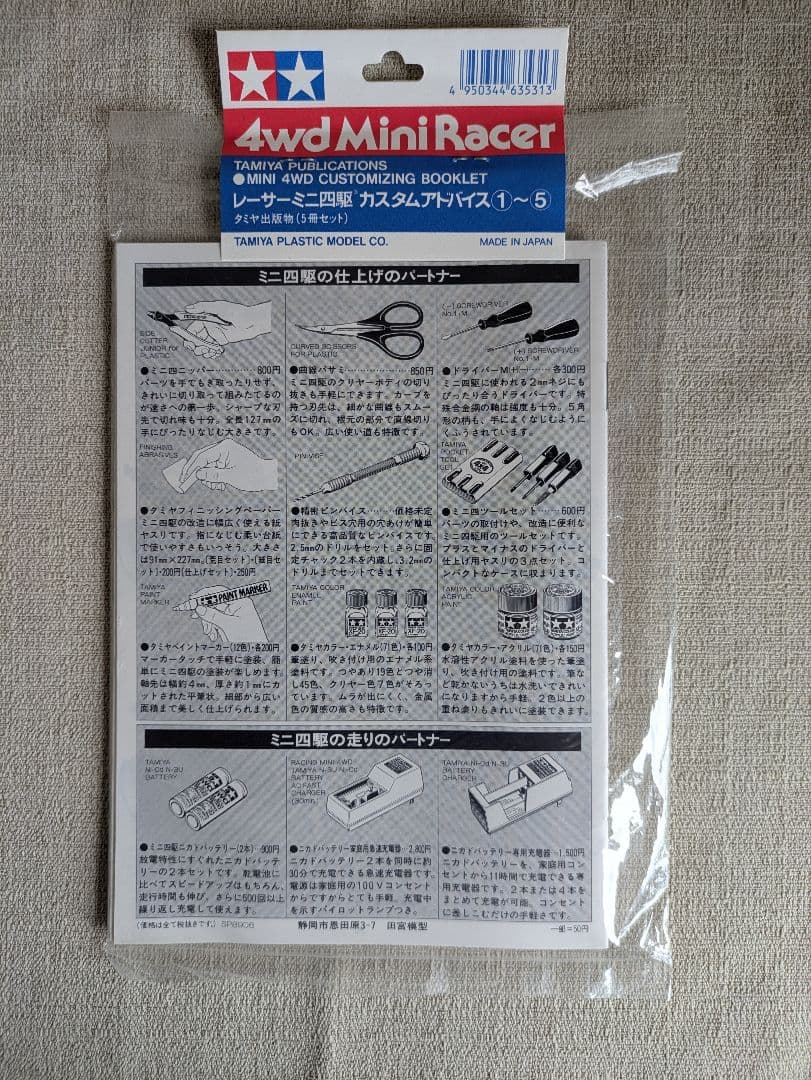 ミニ四駆カスタムアドバイス(1988)