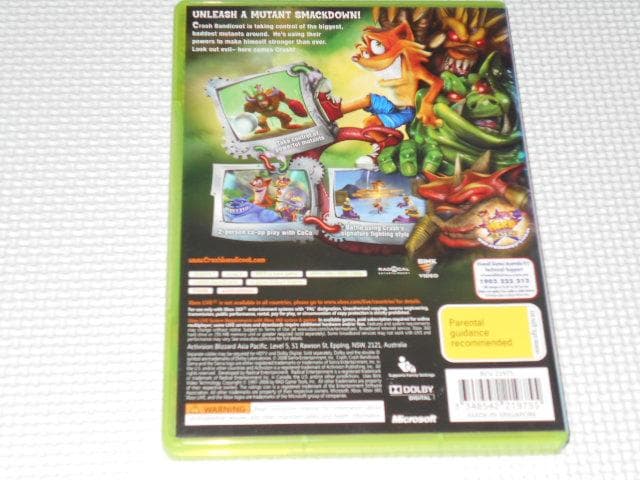 xbox360★CRASH MIND OVER MUTANT 海外版 PAL