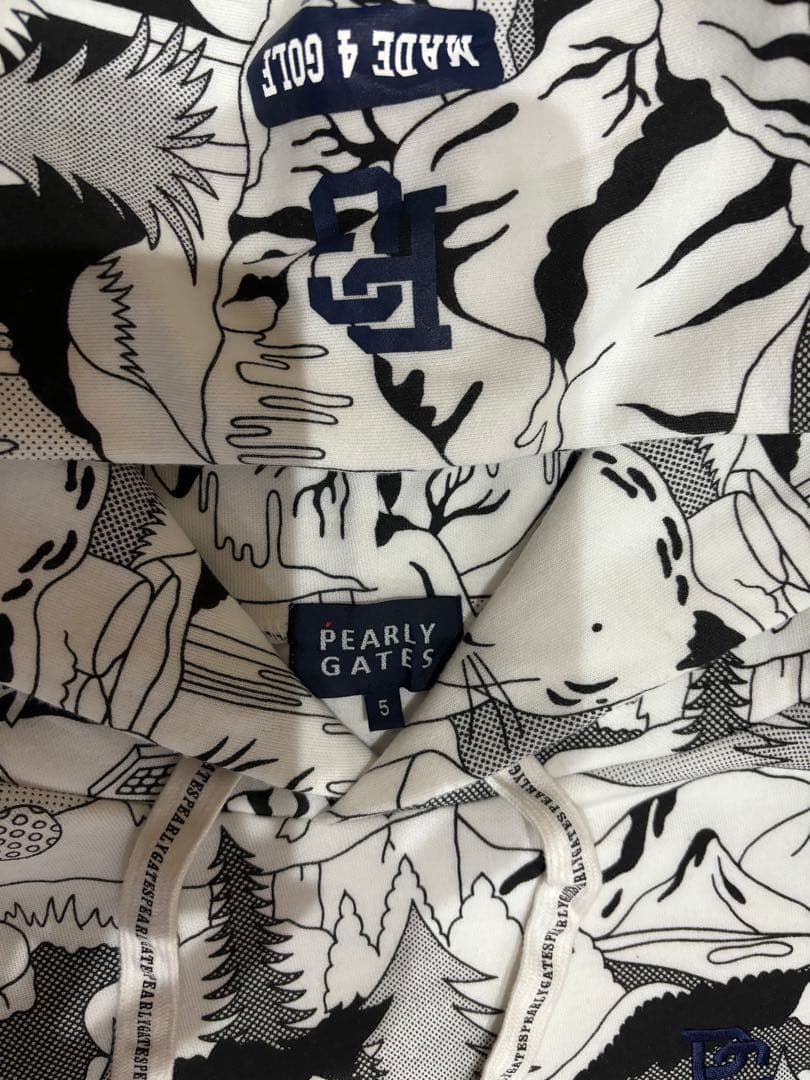 PEARLY GATES フード付きスウェットセット サイズ5
