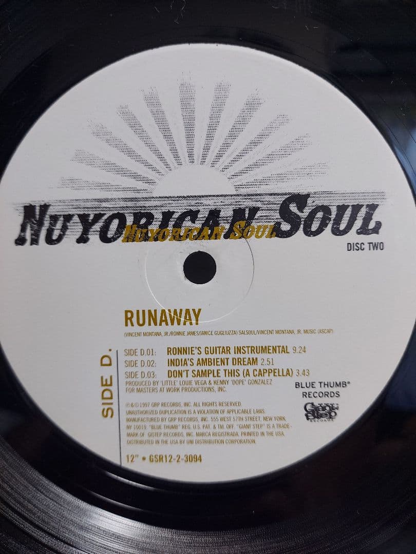 【希少名盤】 激レア！Nuyorican Soul / 12inch セット