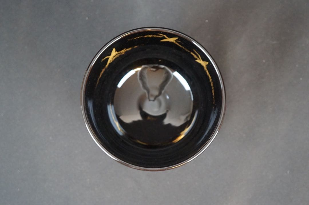 南口閑粋 富士群鶴 茶碗 共箱 栞付 茶道具