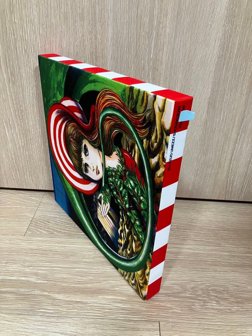 限定品！楳図かずお 闇のアルバム ファブリックパネル 絵画 壁掛け