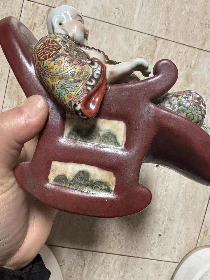 曽龍昇 パステルロッキング・チェア 羅漢仏像