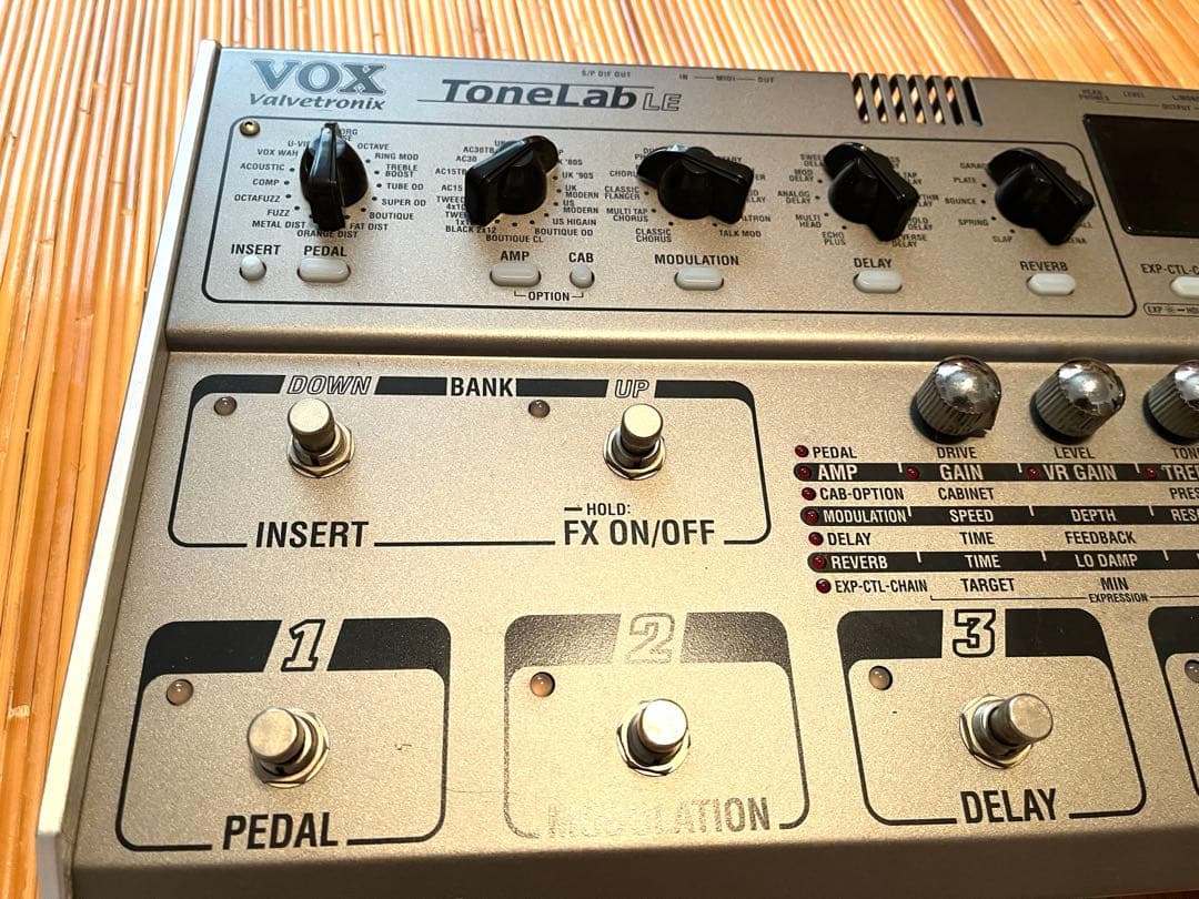 【VOX】ToneLab LE 真空管搭載マルチエフェクター