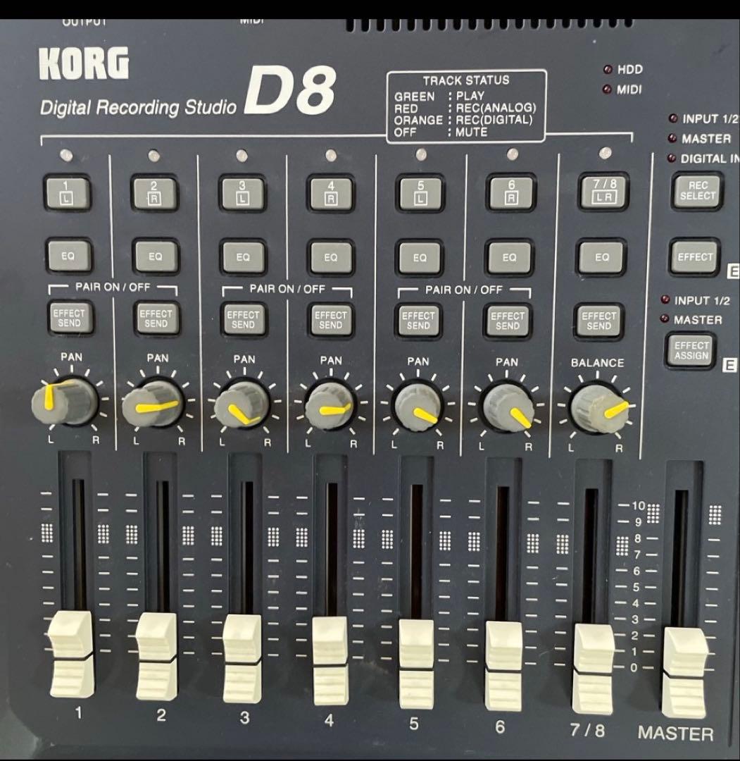 KORG D8 デジタル録音スタジオ/マルチトラックレコーダー