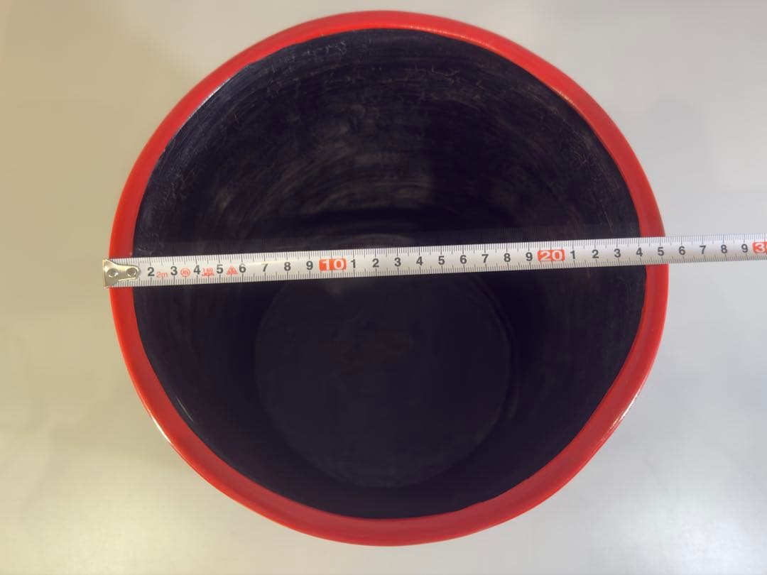 中国 堆朱 刻人物 筒 文房四宝