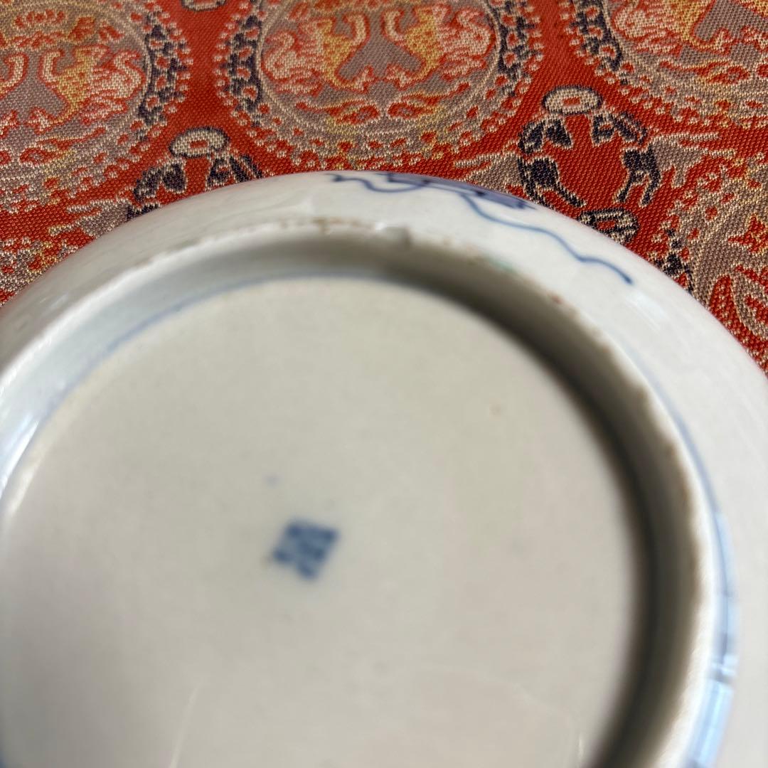 骨董　アンティーク　小皿　天塩皿　赤絵　10枚セット