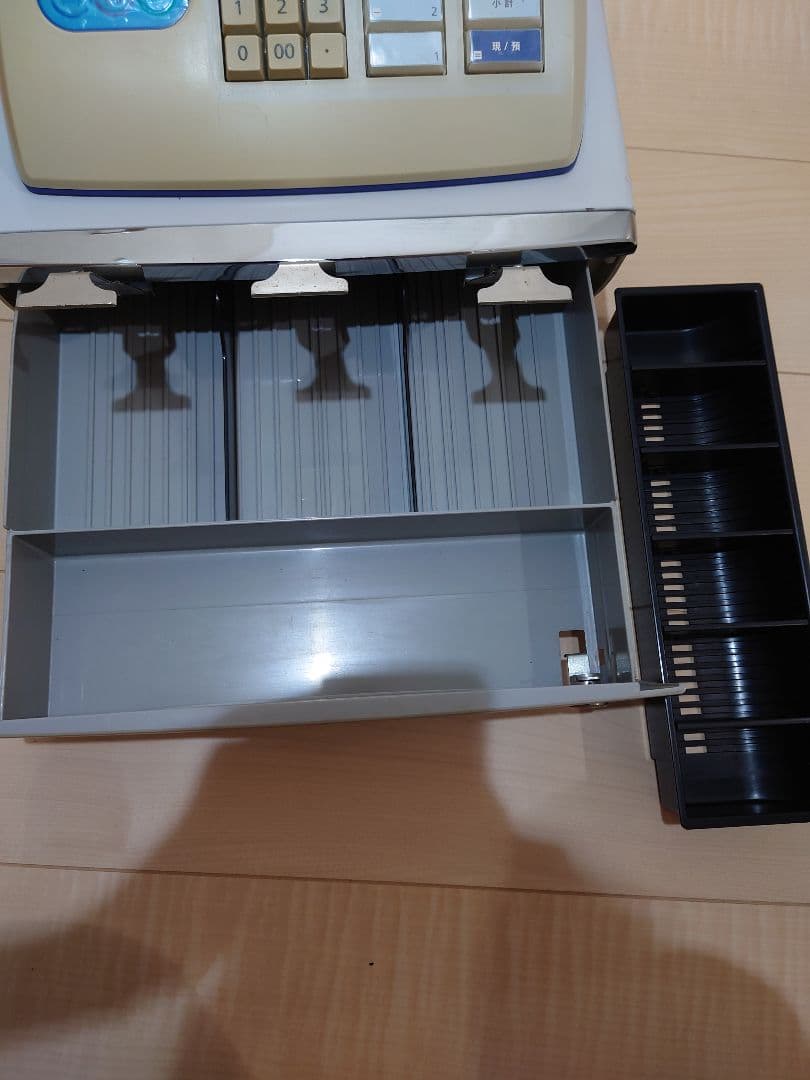 カシオ　レジスター　CASIO TE-M80 廃盤　希少ブルー