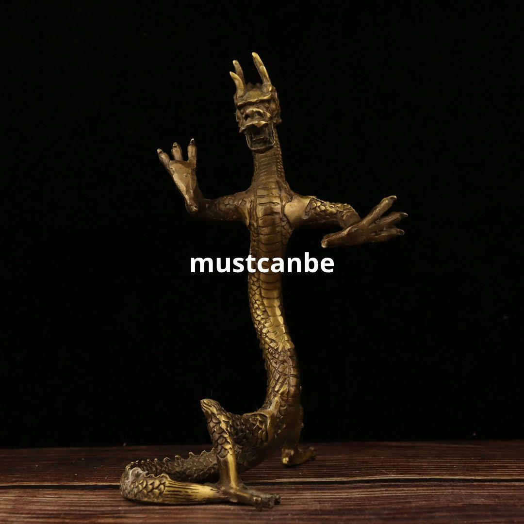 銅 細工 竜 応接間 茶台 博古架 装飾品 工芸品 置物