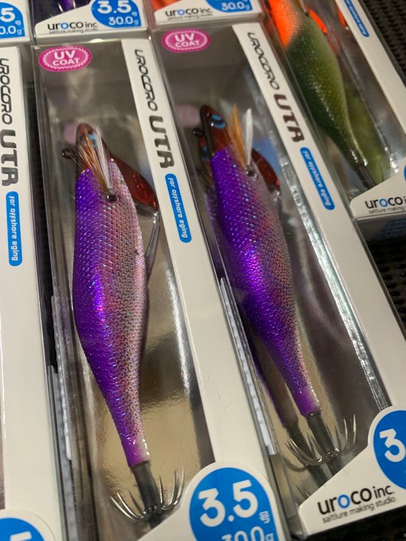 ウロコロUTR！3.5号9本！６カラー！ティップランに！ダートマックスtrにも！