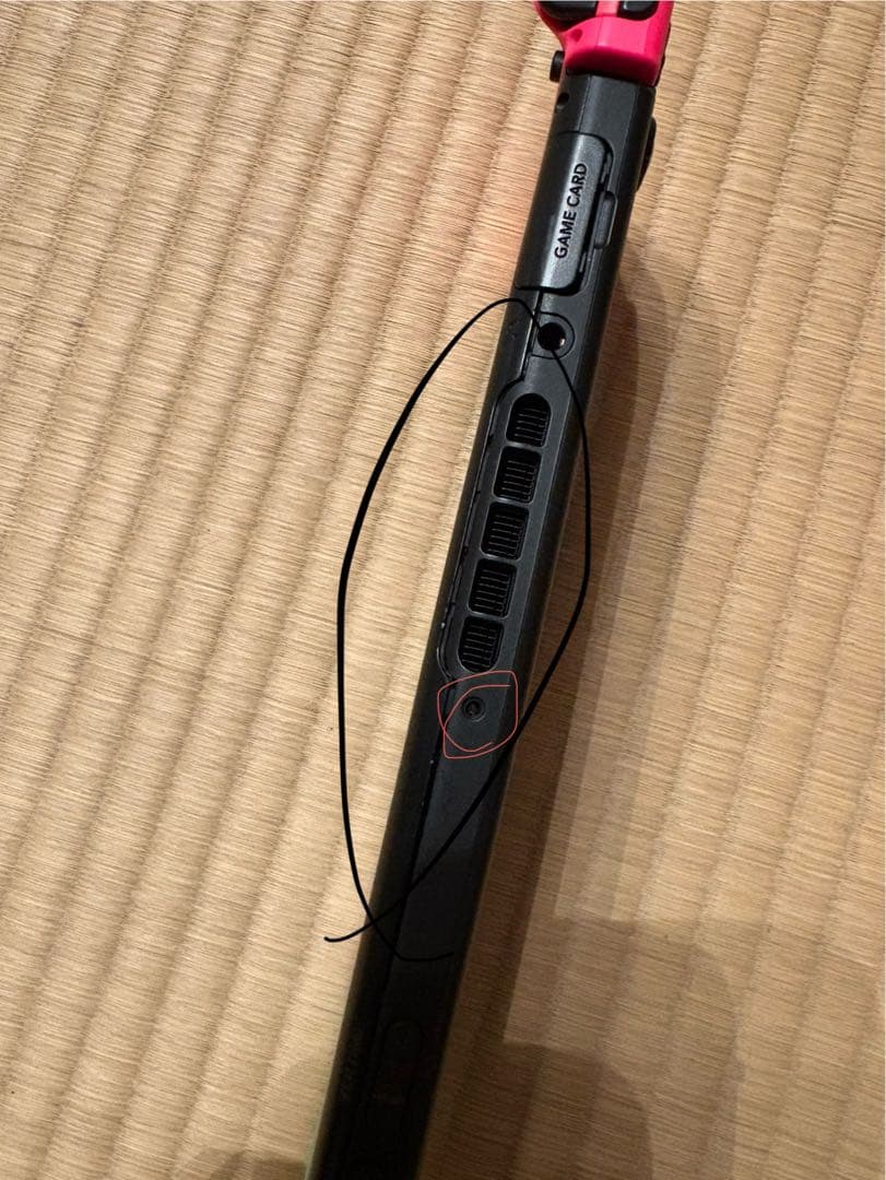 Nintendo Switch 本体 グリーン/ピンク　⚠️ネジ欠損有り(写真)