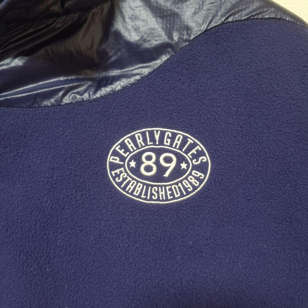 【希少サイズ】PEARLY GATES ネイビー ジップアップシャツサイズ4