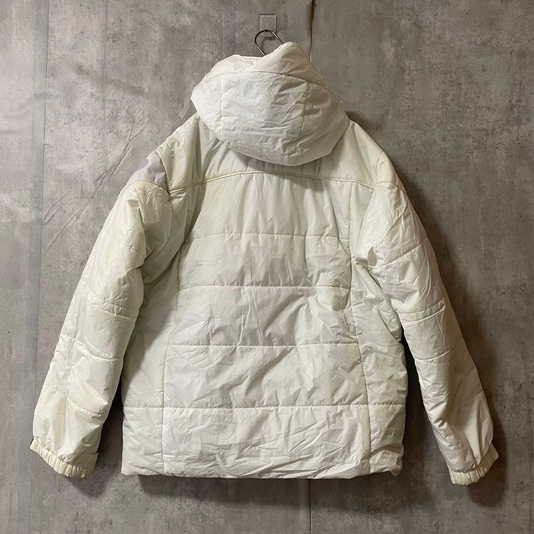 salomonサロモンスキーウェアスノーボードジャケットダウン中綿パーカー白希少