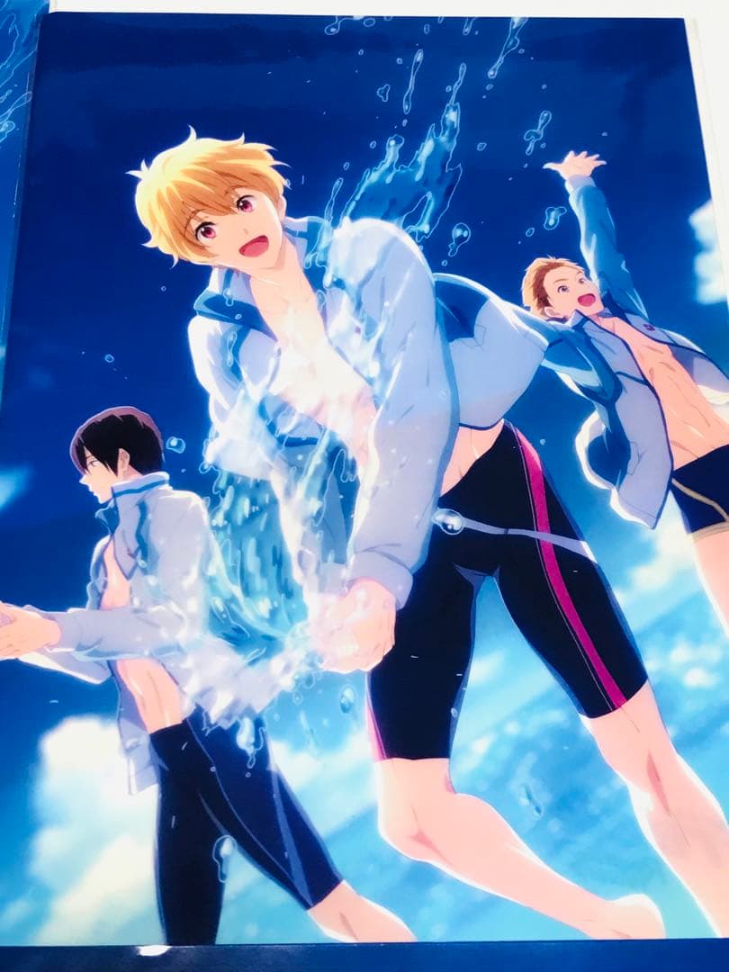 ◎美品◎Free!RWクリアファイル 七瀬遙 橘真琴 松岡凛 山崎宗介 桐嶋郁弥