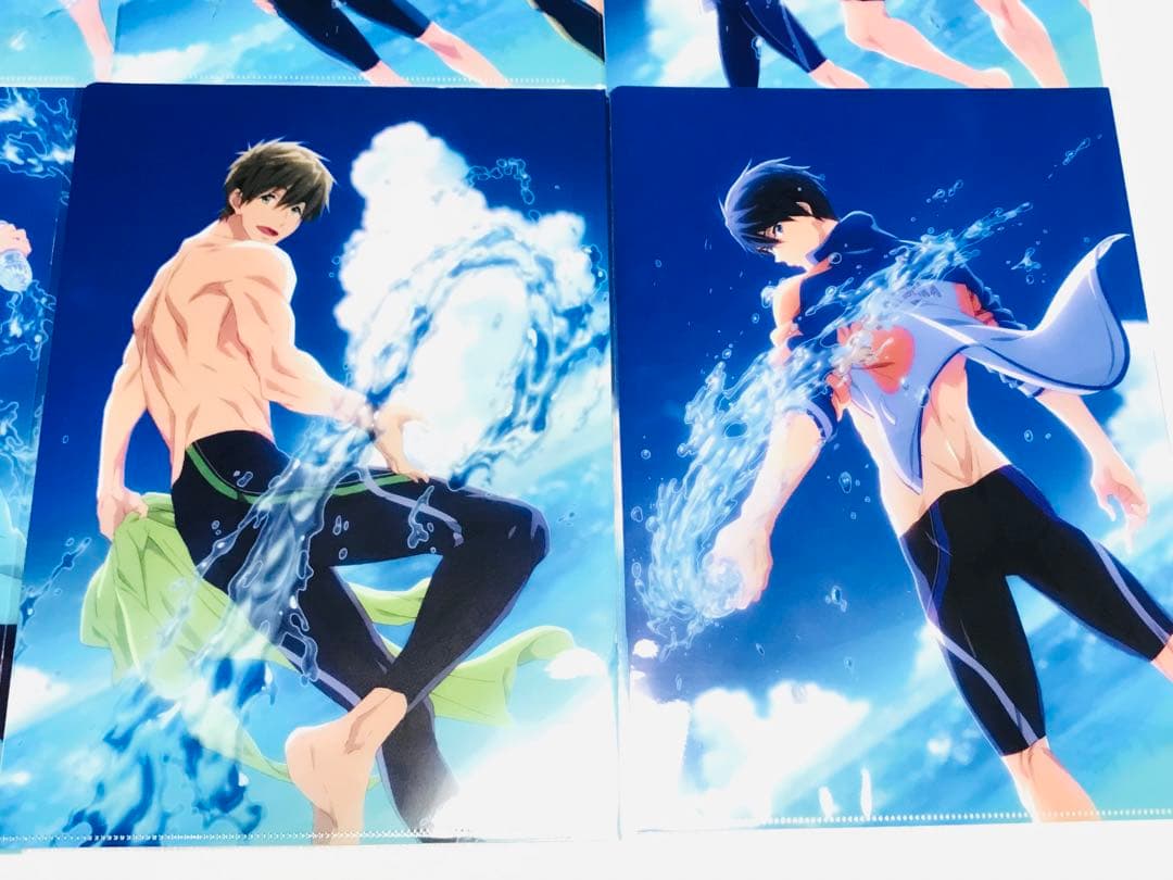 ◎美品◎Free!RWクリアファイル 七瀬遙 橘真琴 松岡凛 山崎宗介 桐嶋郁弥