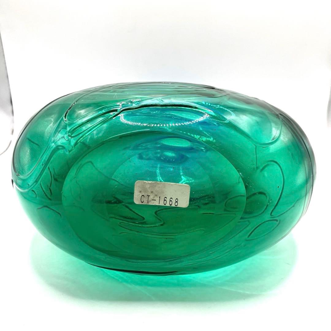 津軽びいどろ　花瓶　ガラス工芸品　美術品