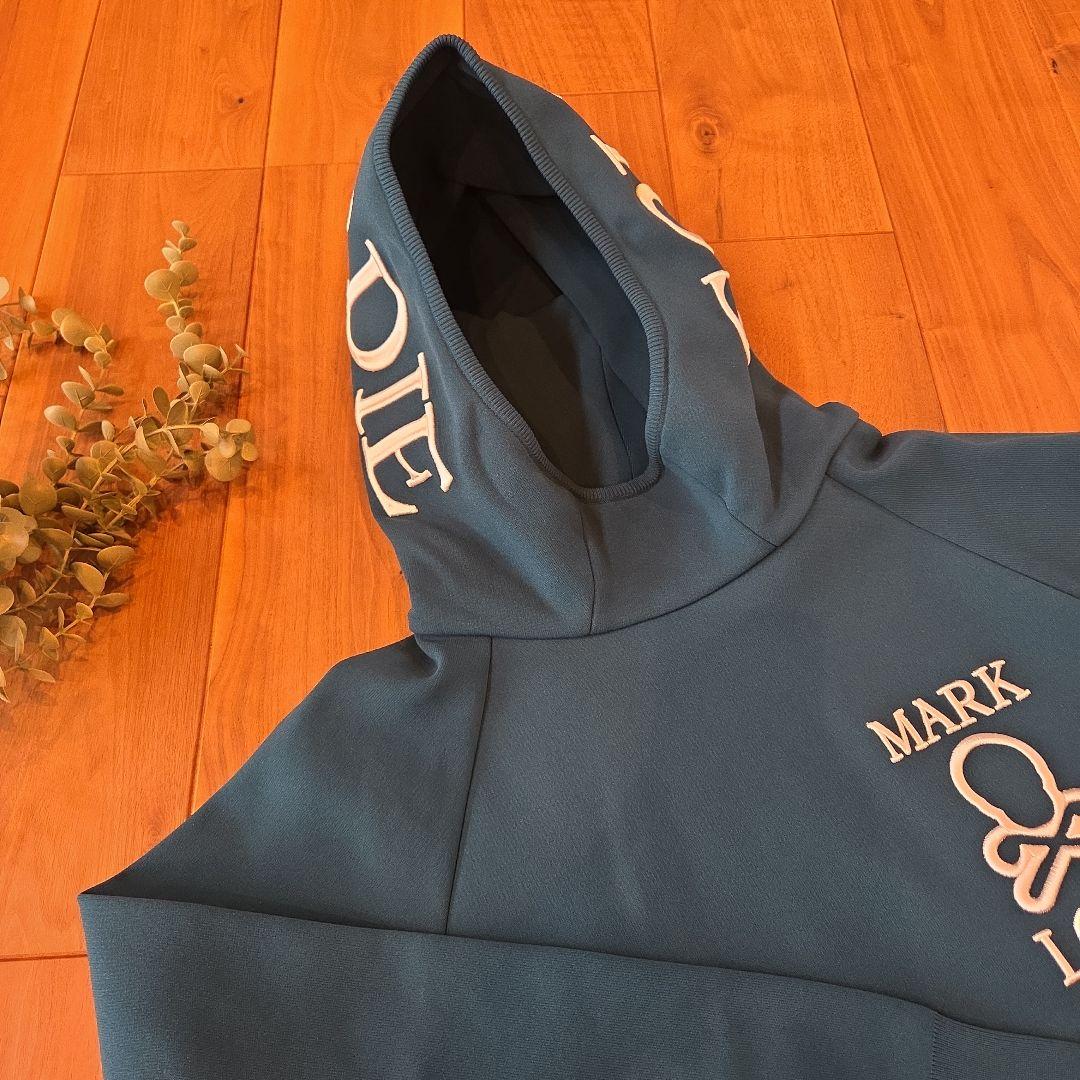 ★新品★マークアンドロナ ニットフーディットパーカー メンズ LL(XL) 緑