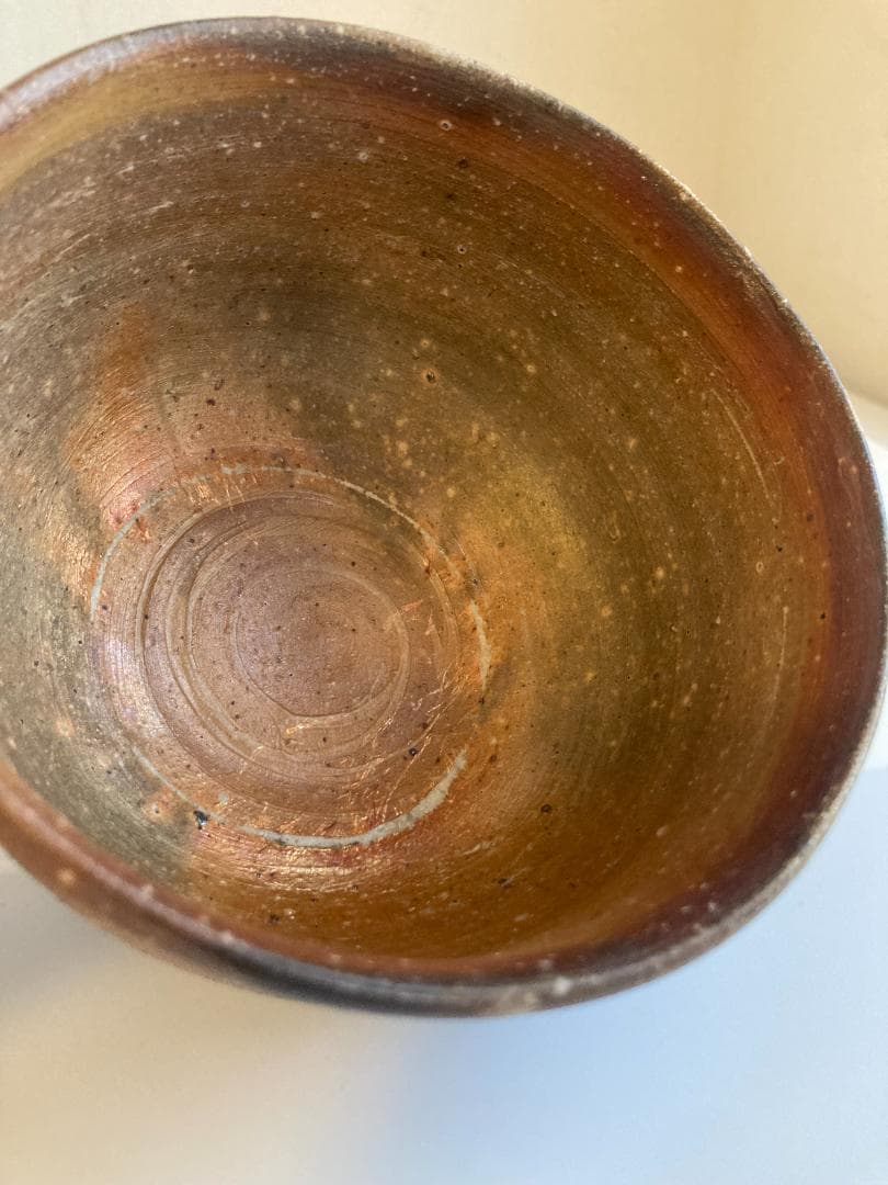 備前焼　藤田龍司作　茶碗