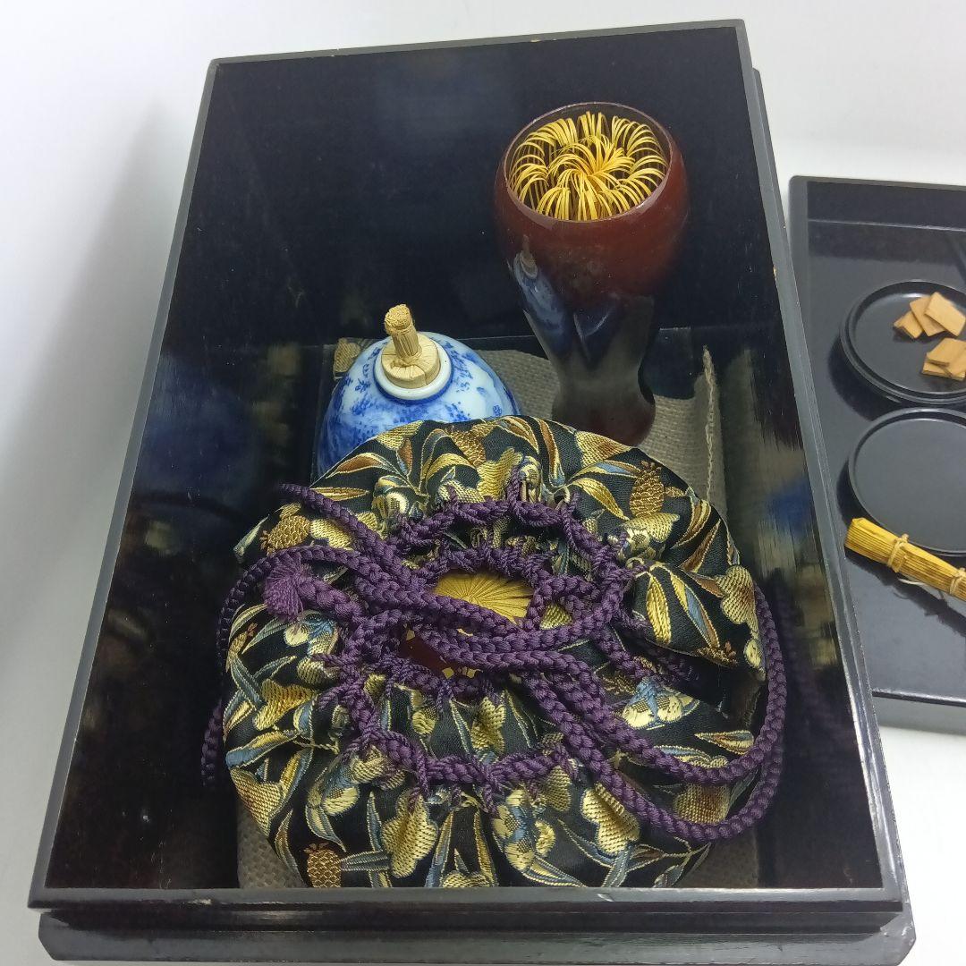 茶道具・茶箱10点セット、美品