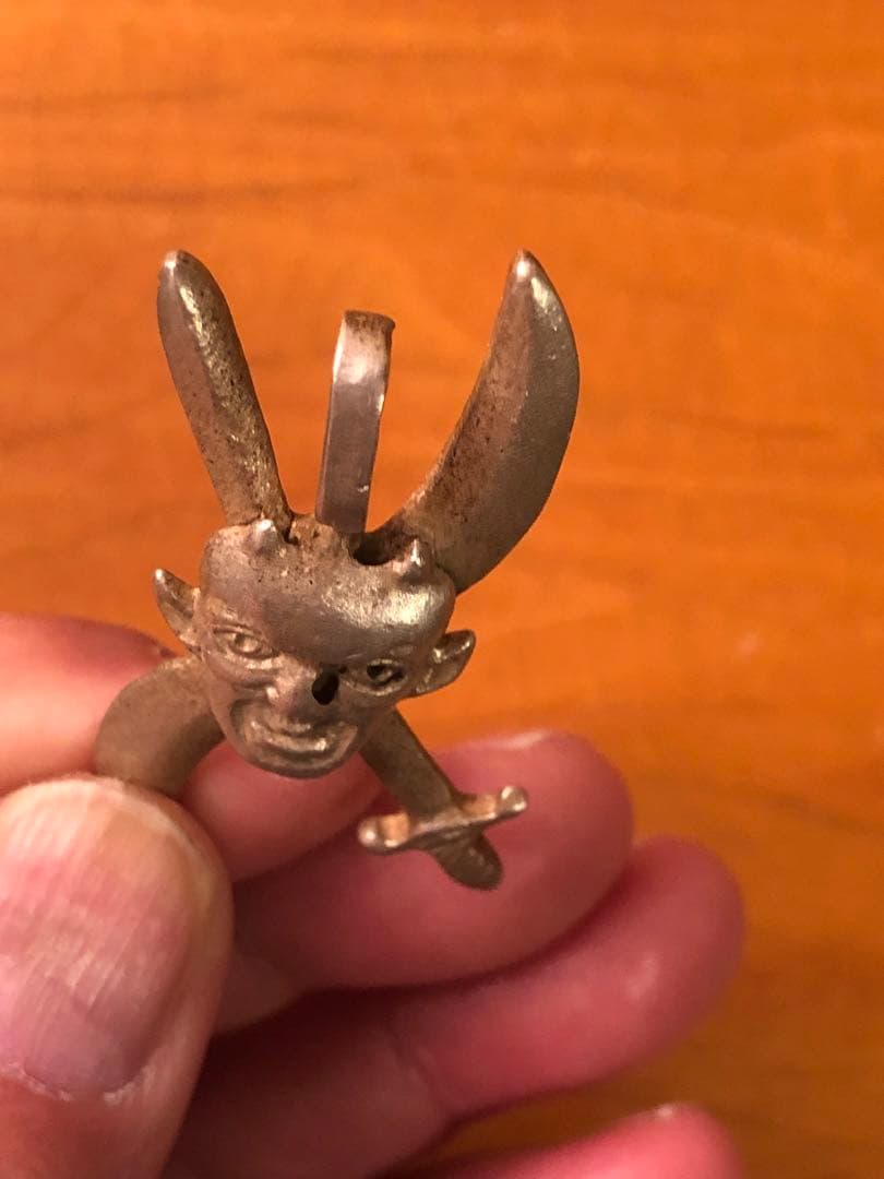 ビンテージ　10s デビル　悪魔　サタン インダストリアル　アンティーク　レトロ