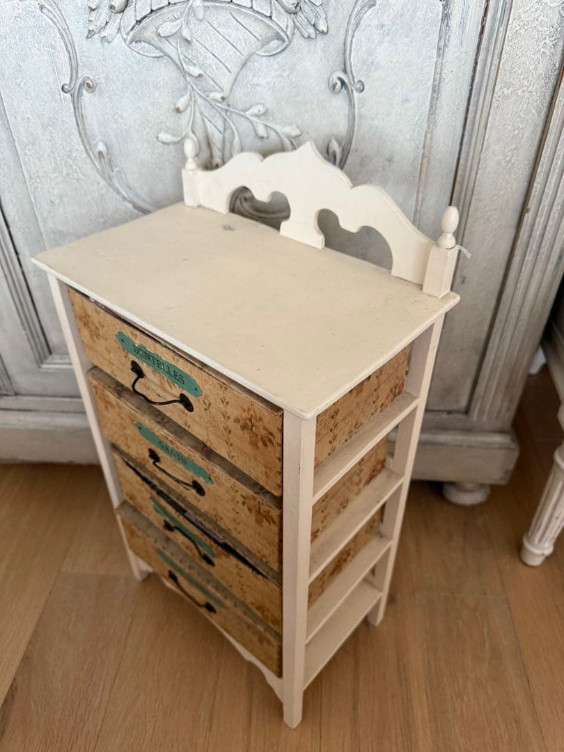 フランスアンティークレア木枠付きドゥロワー抽斗画像追加しました