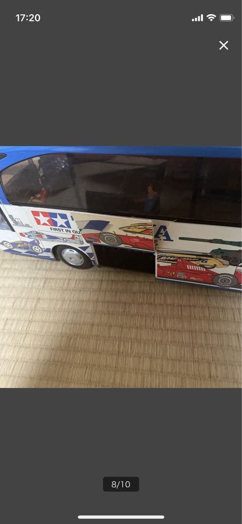 タミヤ1/14トレーラーラッピングバスフルオペレーションMFC01