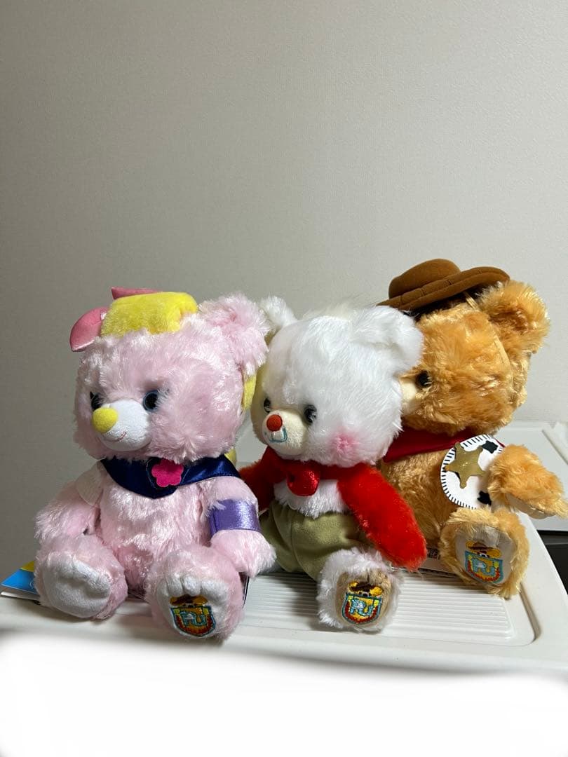 ユニベアシティぬいぐるみ（ハウディ、ポッテリー、スポーク）